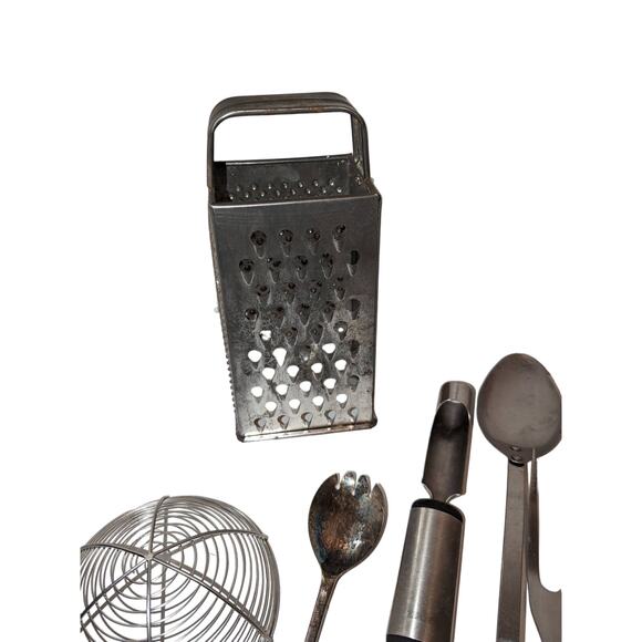 Vintage Antique Kitchen Utensils Farmhouse Rustic Primitive Hand Mixer Bromwell - Picture 3 of 15